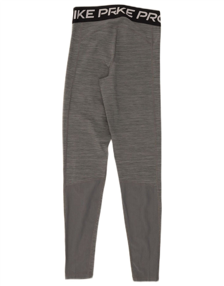 Leggings Nike Dri Fit Graphic UK 8 Pequenas Cinza Flecked