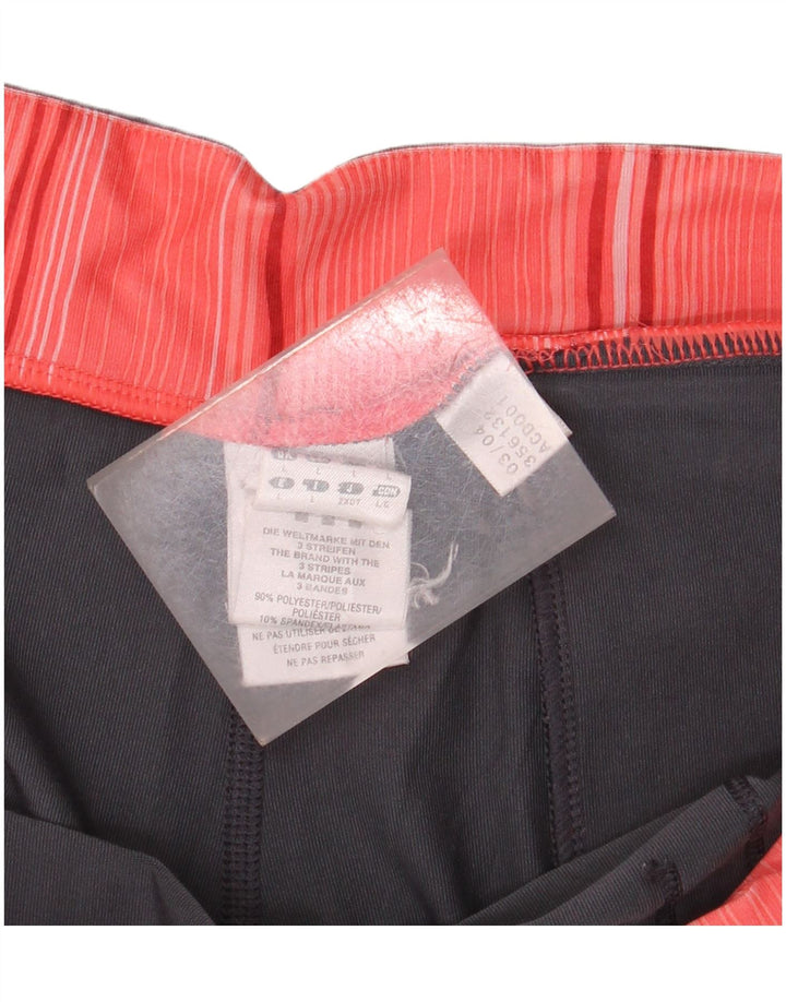 ADIDAS Womens Capri Wide Leg Calças de treino Reino Unido 16 Grande Azul Marinho