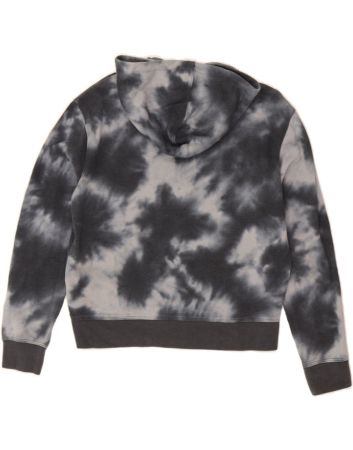 CHAMPION Womens Hoodie Jumper UK 14 Medium Grey Tie Dye Cotton Vintage Champion and Second-Hand Champion from Messina Hembry 
