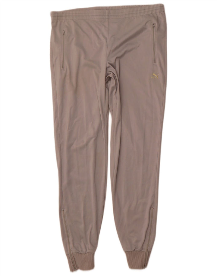 Puma Mens Full Tracksuit Grande Cinza Colourblock Poliéster