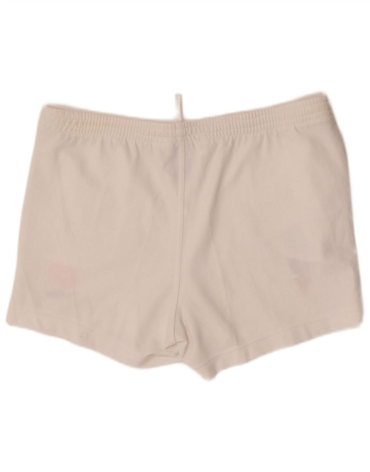 Shorts esportivos masculinos Lotto XL poliéster branco