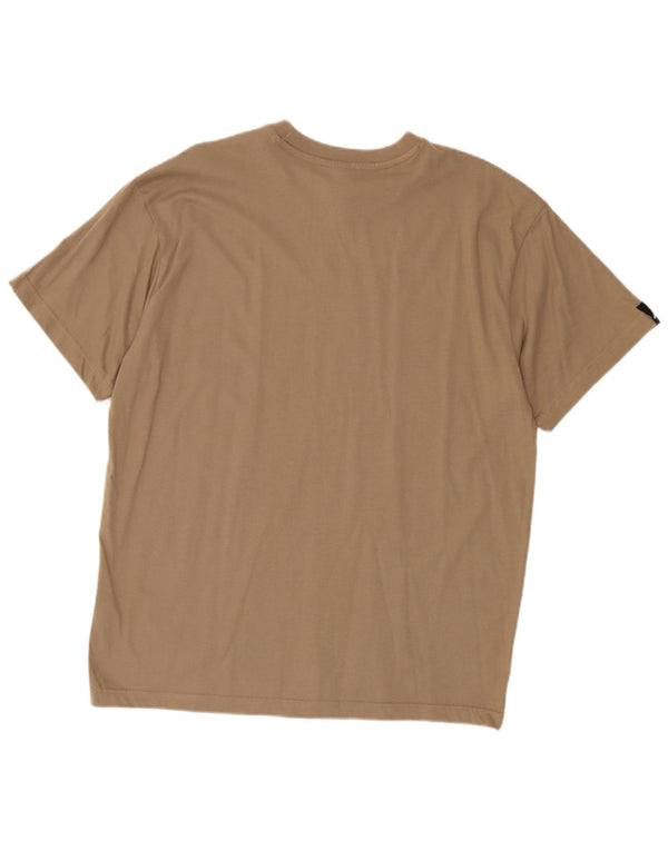 Camiseta masculina Kappa Top grande algodão marrom
