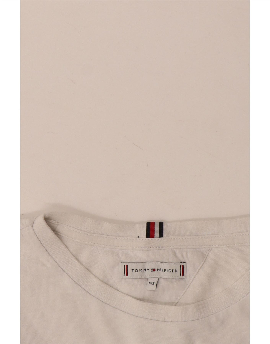Tommy Hilfiger Boys Graphic Top Manga Comprida 11-12 Anos Branco