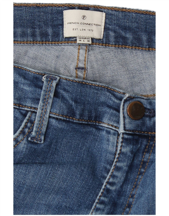 FRENCH CONNECTION Jeans skinny feminino Reino Unido 14 grande W30 L29 algodão azul