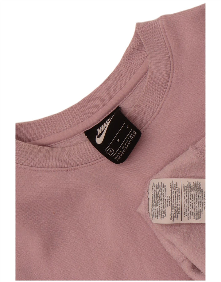 Moletom feminino Nike Jumper UK 14 médio algodão rosa