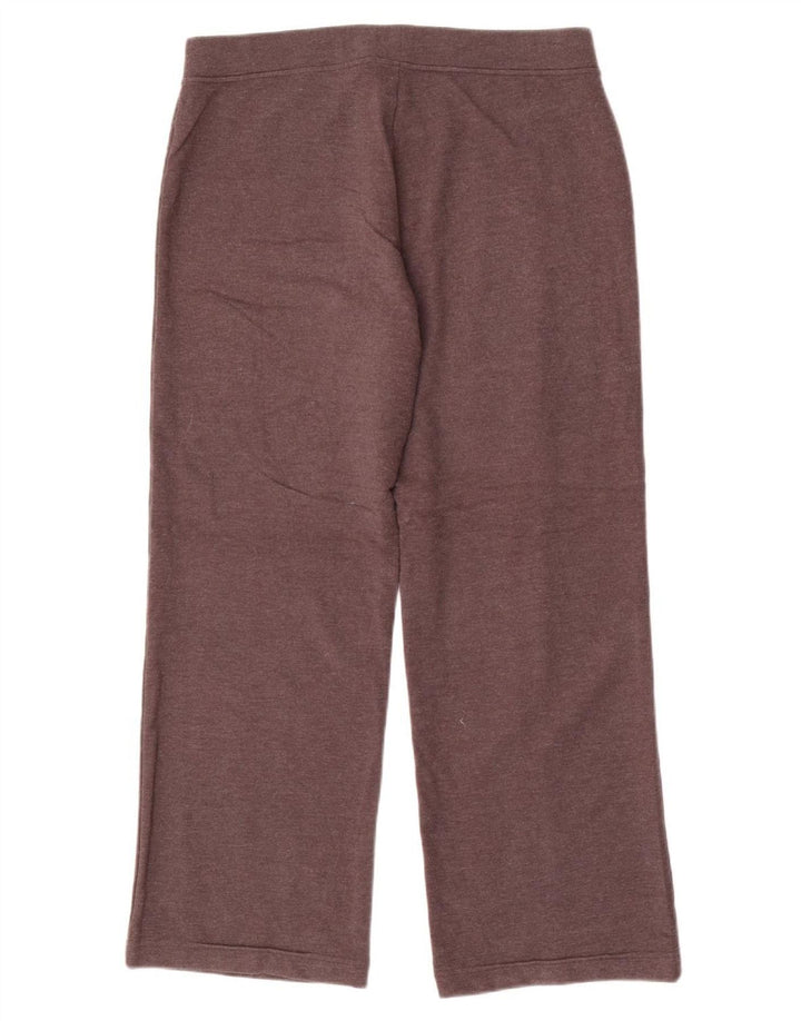 Calça de treino feminina Marks & Spencer Reino Unido 14 grande algodão marrom