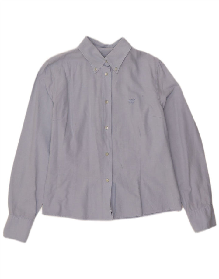 Camisa feminina Henry Cottons IT 50 XL algodão azul