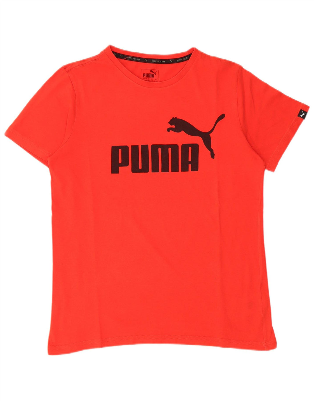 Camiseta PUMA Meninos Graphic 13-14 Anos Algodão Vermelho