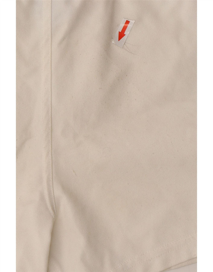 Shorts esportivos Adidas Boys Climacool 9-10 anos branco poliéster