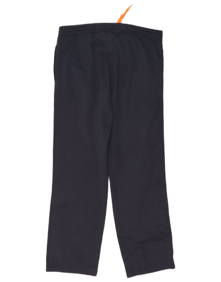 Calça de treino masculina Diadora pequena azul marinho poliéster