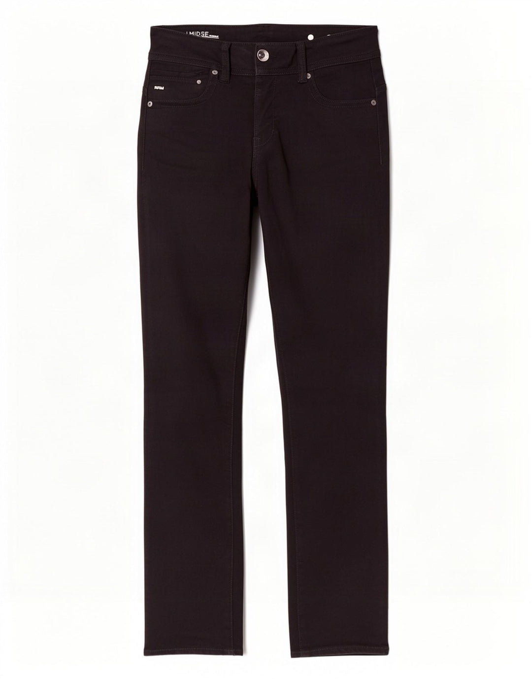 G-Star feminino Midge Saddle Jeans retos W28 L30 algodão preto