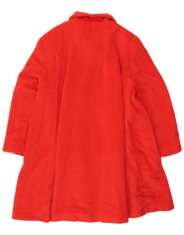 Sobretudo oversized feminino vintage IT 44 lã vermelha média