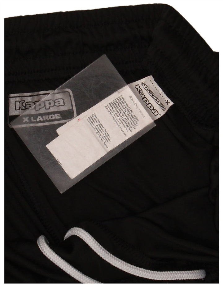 KAPPA Mens Sport Shorts XL  Black Polyester