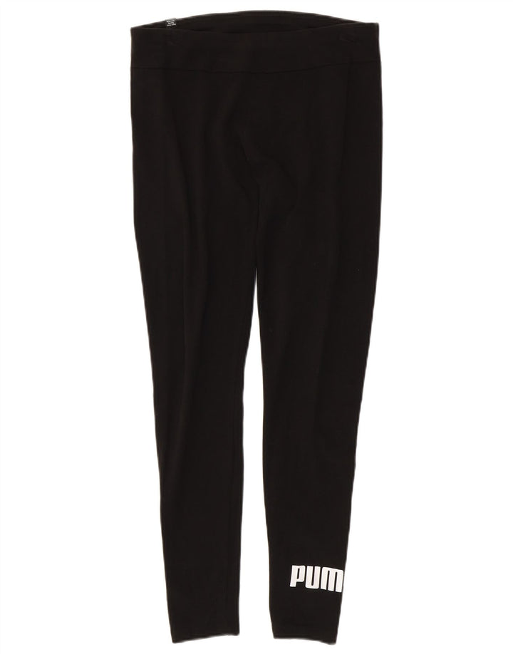 Leggings Puma Feminino UK 14 Médio Algodão Preto