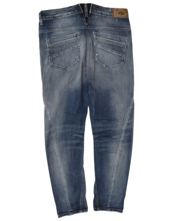 Diesel feminino Fayza-Xp cintura baixa regular jeans justo W26 L25 algodão azul