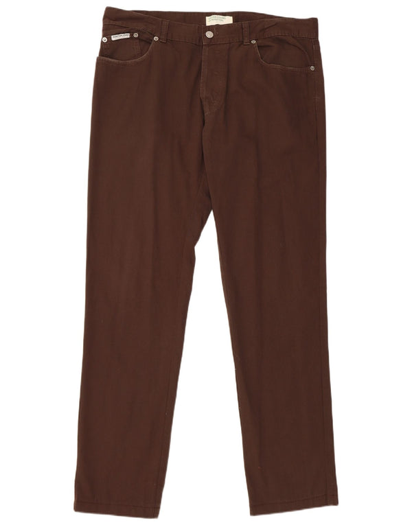Calça casual reta masculina Benetton W36 L32 marrom