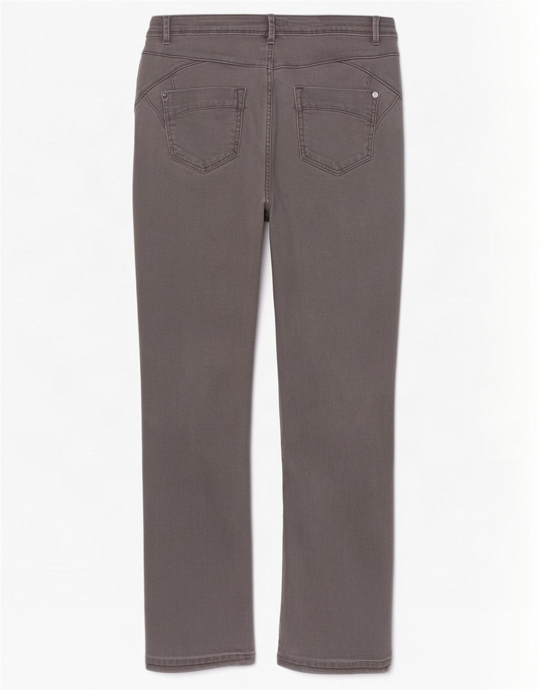 Marks & Spencer Calça Jeans Feminina Crop Slim UK 12 Médio W30 L26 Algodão Cinza