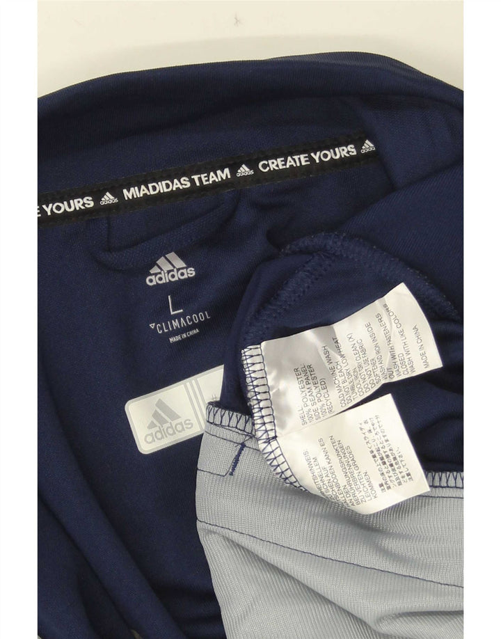 Adidas Mens Climacool Tracksuit Top Jacket Grande Azul Marinho Colorblock