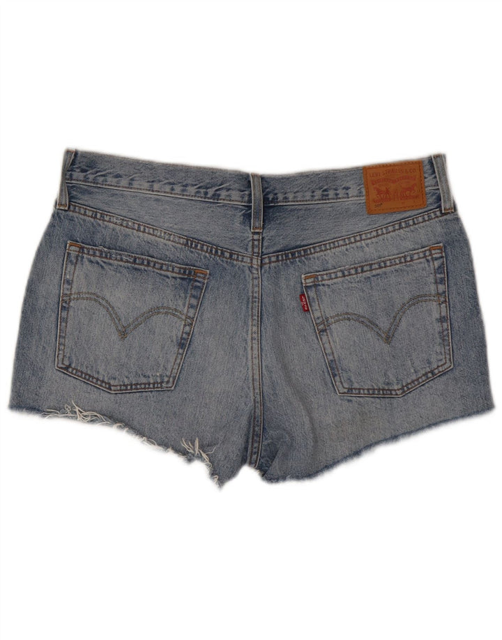 Shorts jeans feminino 501 da Levi's W32 algodão azul médio