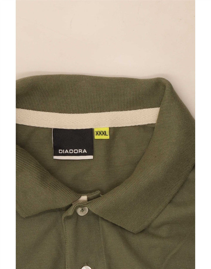 Camisa polo masculina Diadora 3XL cáqui