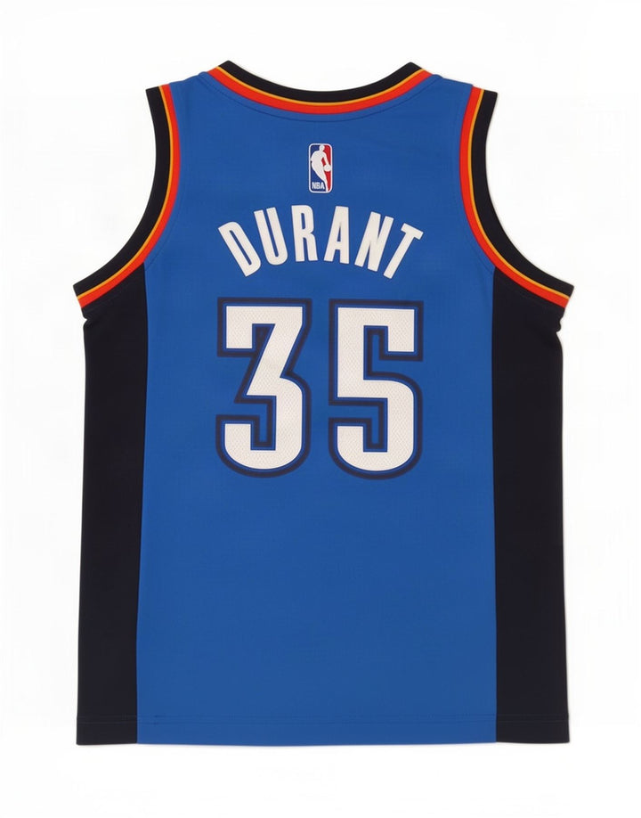 Adidas Boys Oklahoma Graphic Vest Top 9-10 anos Azul Colorblock Poliéster