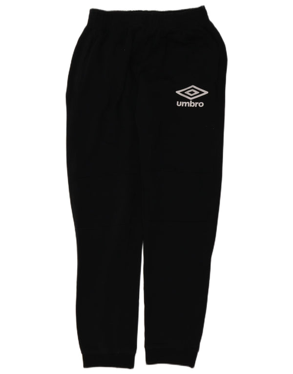 Umbro Mens Graphic Tracksuit Calça Joggers Grande Algodão Preto