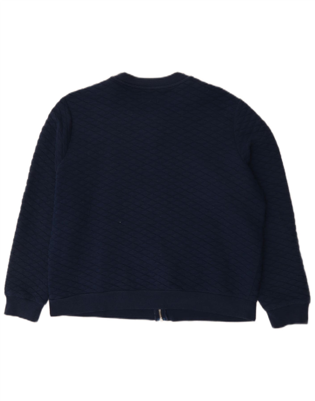 Jaqueta feminina de agasalho Marks & Spencer Reino Unido 18 XL azul marinho geométrico