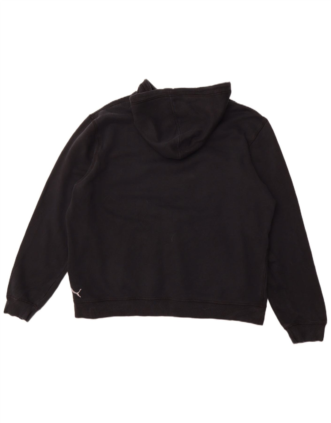 PUMA Mens Hoodie Jumper XL Algodão Preto