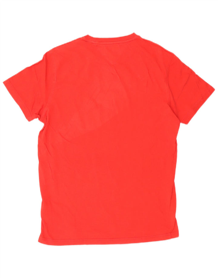 Tommy Hilfiger Camiseta masculina grande de algodão vermelho