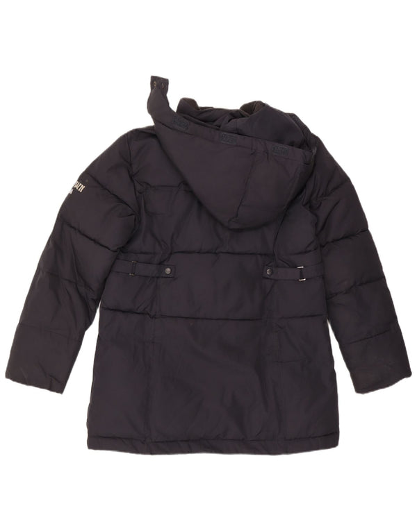 Casaco acolchoado com capuz para meninas Best Company 13-14 anos azul marinho poliéster