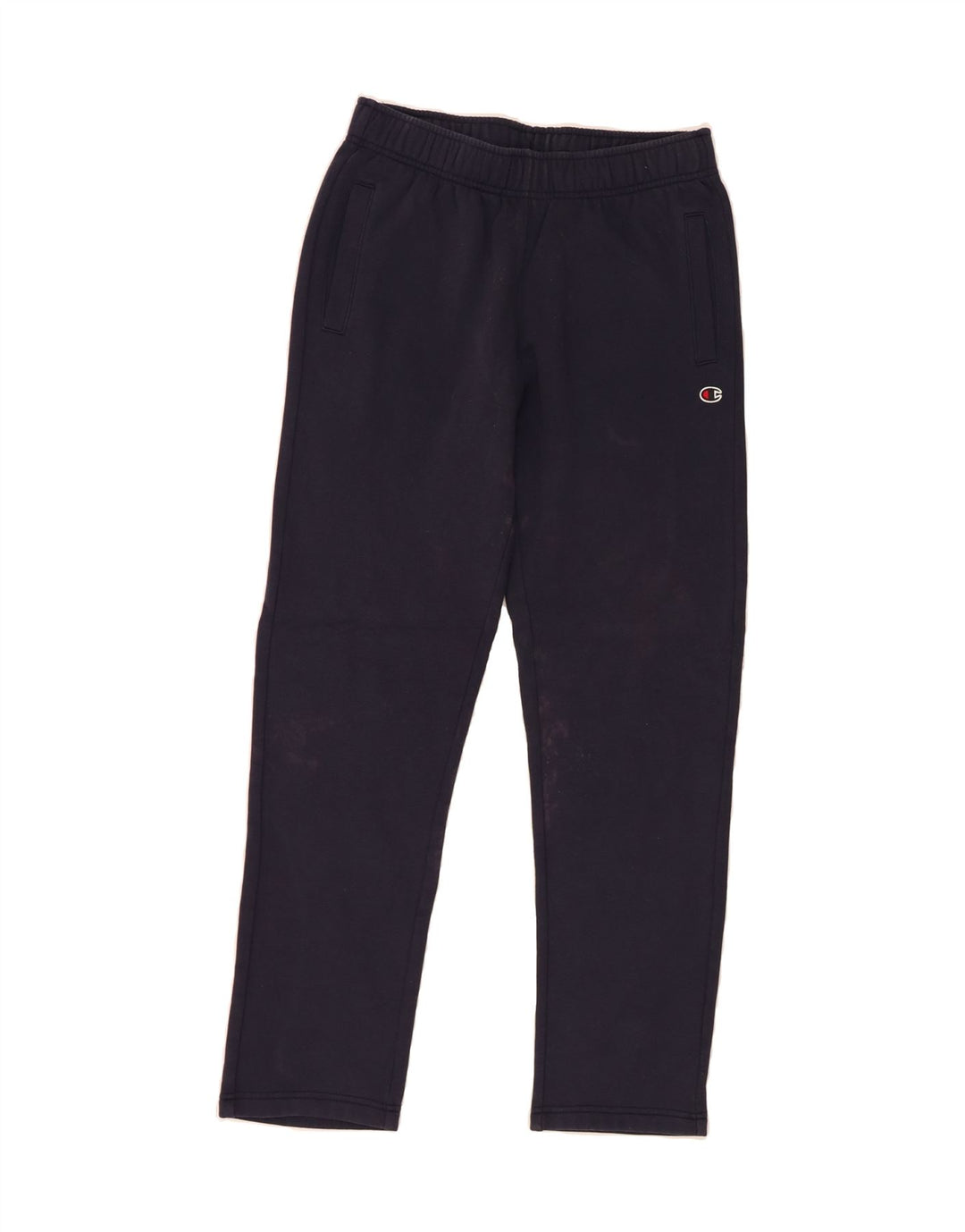 CHAMPION Mens Tracksuit Trousers Small  Navy Blue Cotton Vintage Champion and Second-Hand Champion from Messina Hembry 