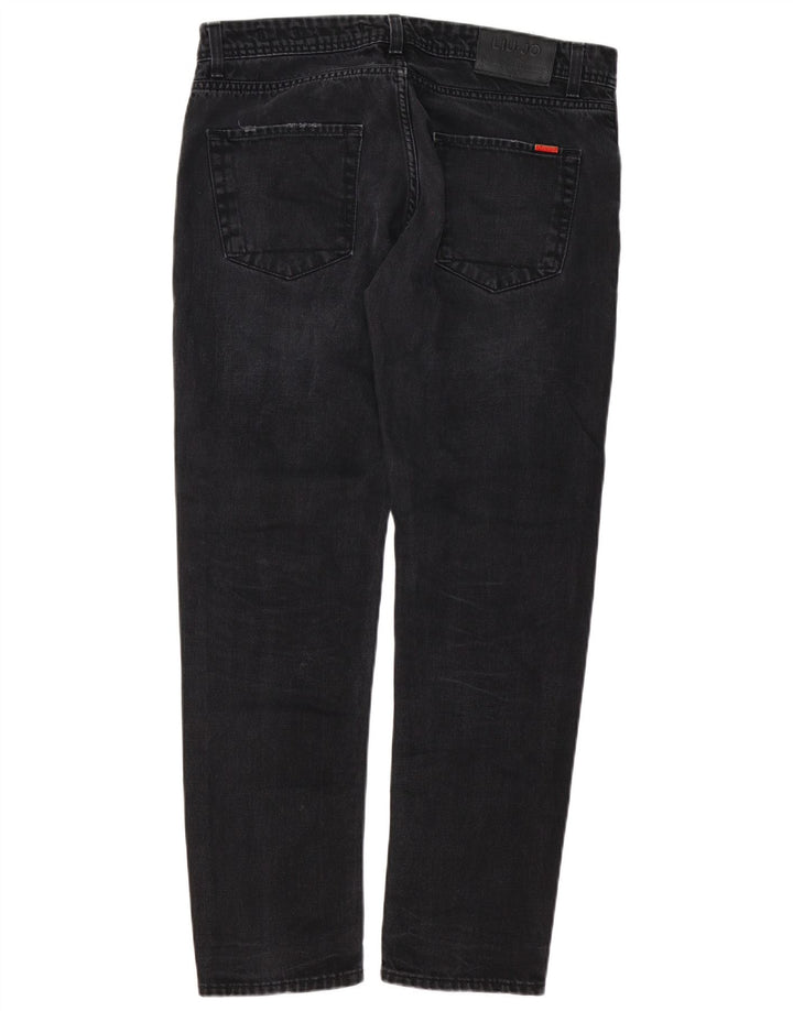 LIU JO Mens Jeans Slim W34 L30 Preto