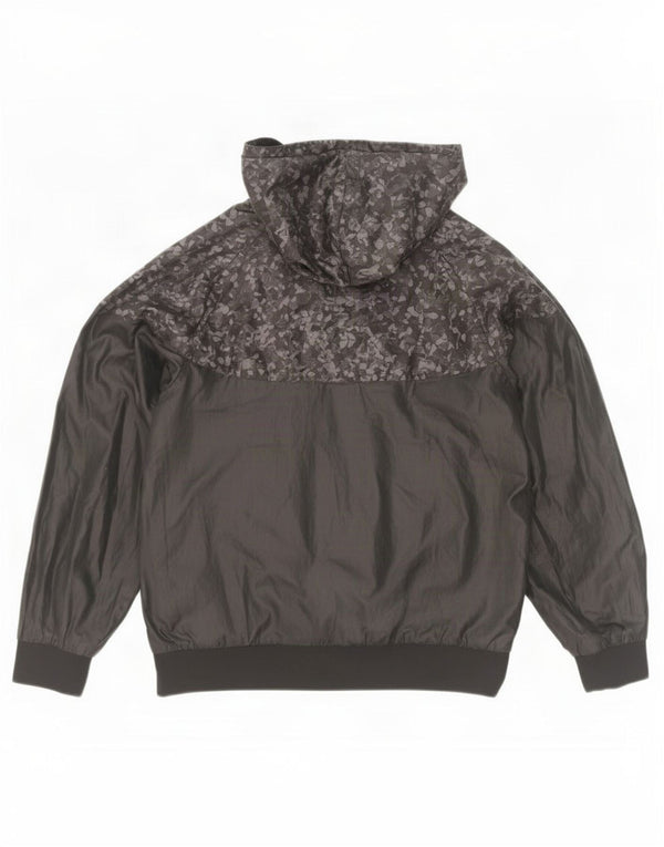 Jaqueta de treino com capuz Nike Boys 10-11 anos médio preto camuflado