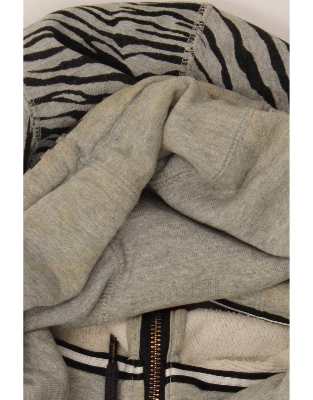 Nike feminino oversized UK 20 2XL cinza animal print algodão