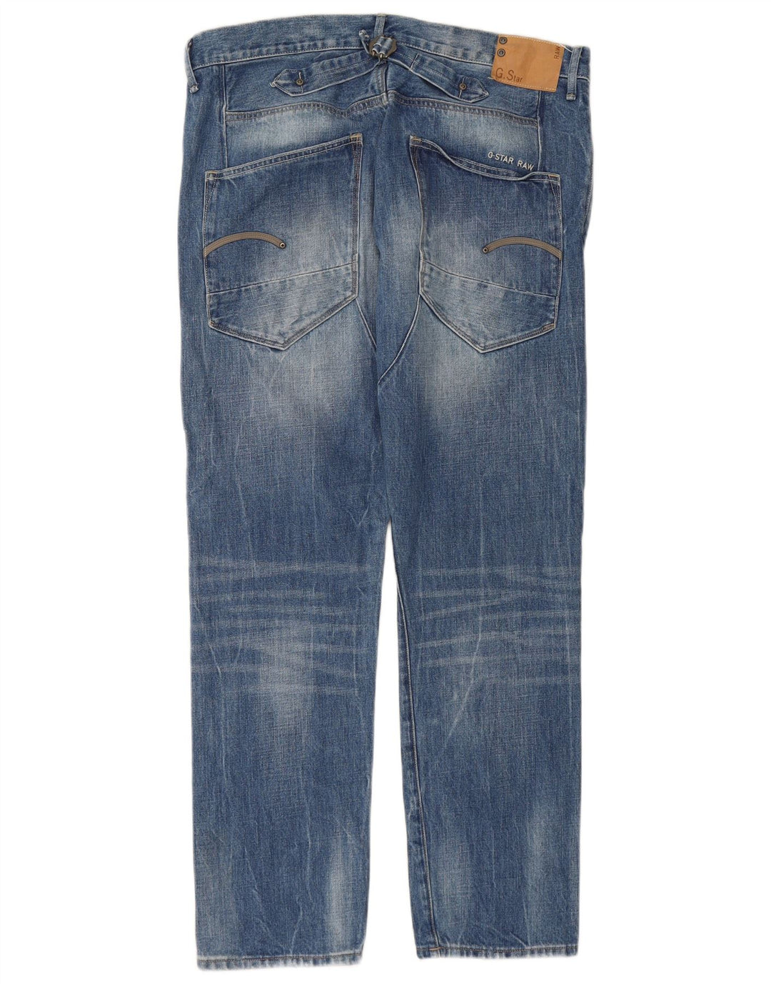 Jeans retos masculinos G-STAR W36 L30 algodão azul