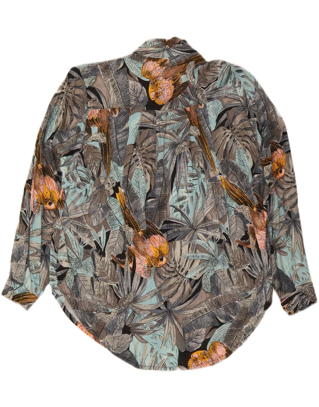 Blusa feminina VELENO UK 20 2XL viscose floral multicolorida