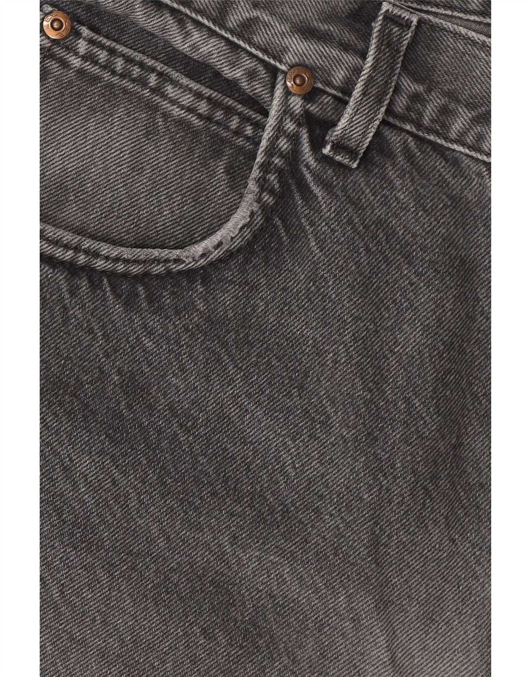 Lee Mens Chicago Straight Jeans W38 L34 Cinza Algodão