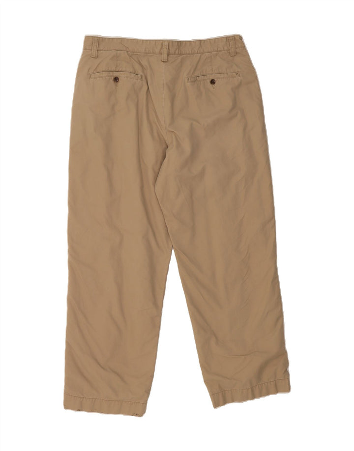 EDDIE BAUER Mens Relaxed Fit Chino Trousers W38 L32 Brown Cotton Vintage Eddie Bauer and Second-Hand Eddie Bauer from Messina Hembry 