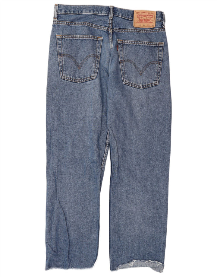 Levi's Masculino 582 Straight Jeans W32 L28 Azul Algodão