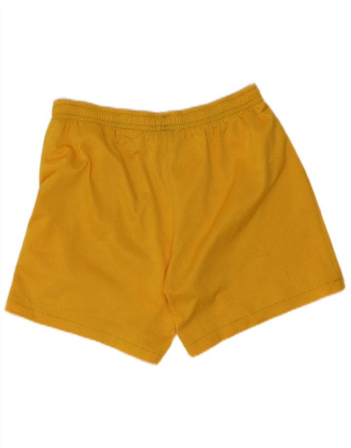 Shorts esportivos masculinos Puma médio amarelo