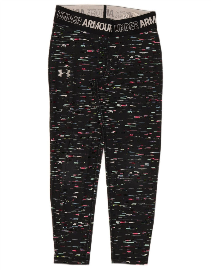 Calça de treino para meninas Under Armour 9-10 anos médio preto manchado