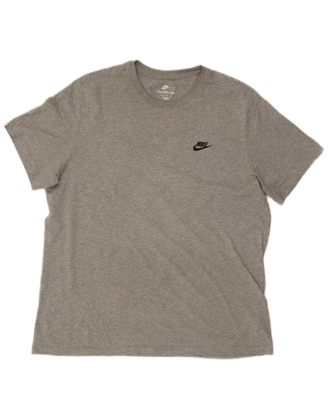 Camiseta masculina Nike Top XL cinza algodão