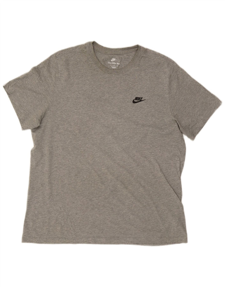 Camiseta masculina Nike Top XL cinza algodão