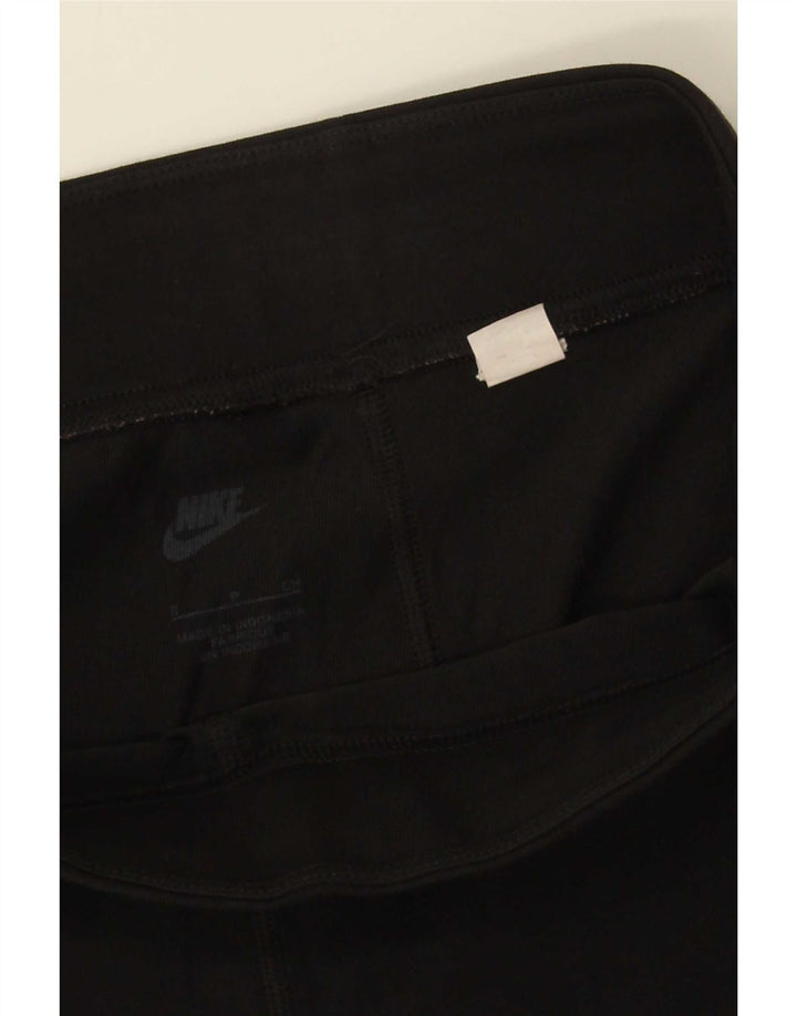 Leggings Nike Graphic Femininas UK 10 Pequenas Pretas