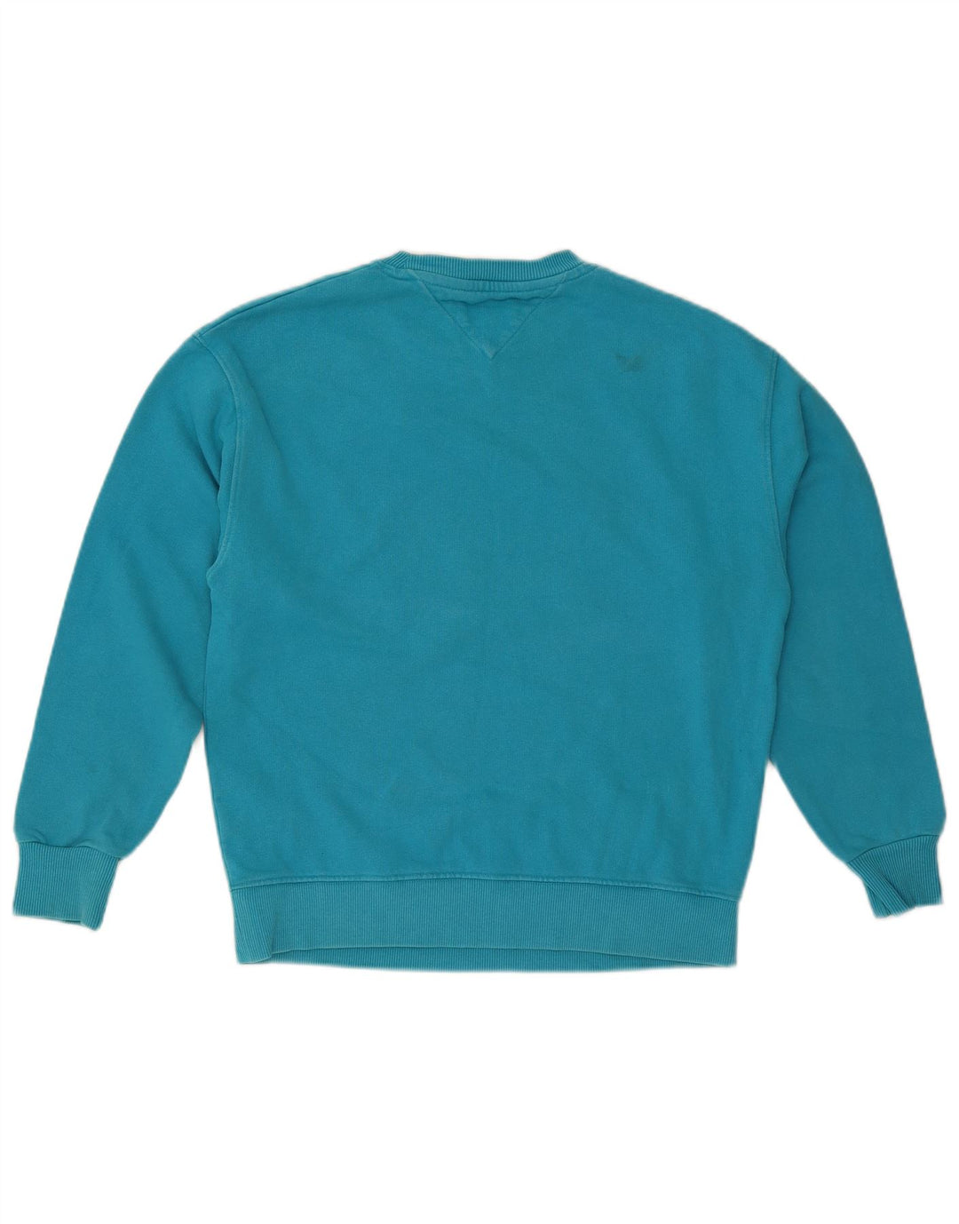 Tommy Hilfiger moletom gráfico masculino jumper pequeno azul algodão