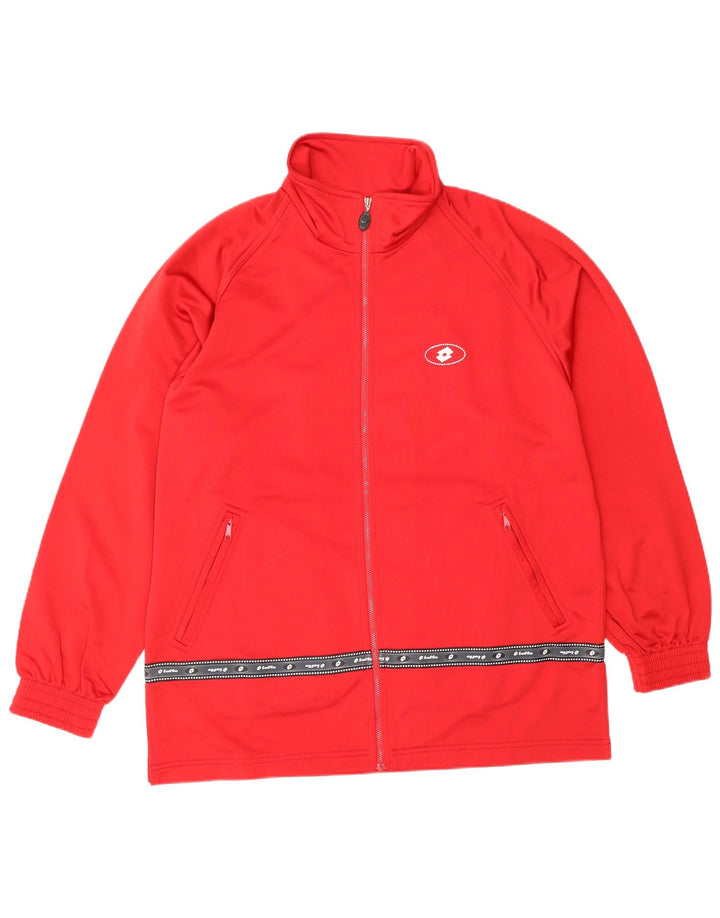 LOTTO Jaqueta masculina de agasalho gráfico XL vermelho