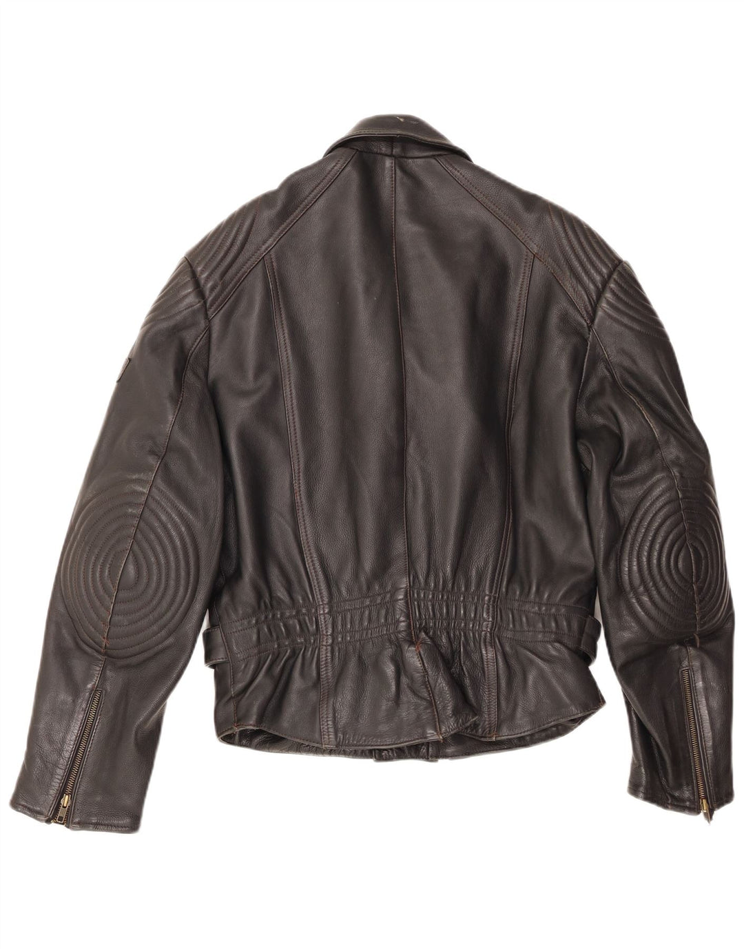 Jaqueta masculina de couro para motociclista MQP IT 52 XL preta