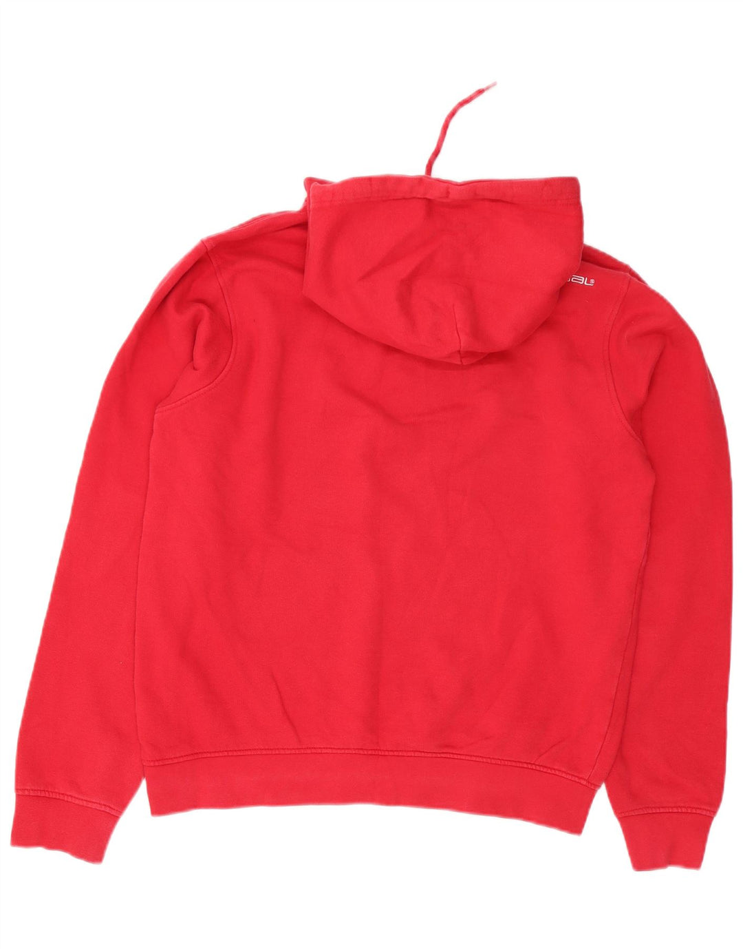 Animal masculino gráfico moletom com capuz médio algodão vermelho