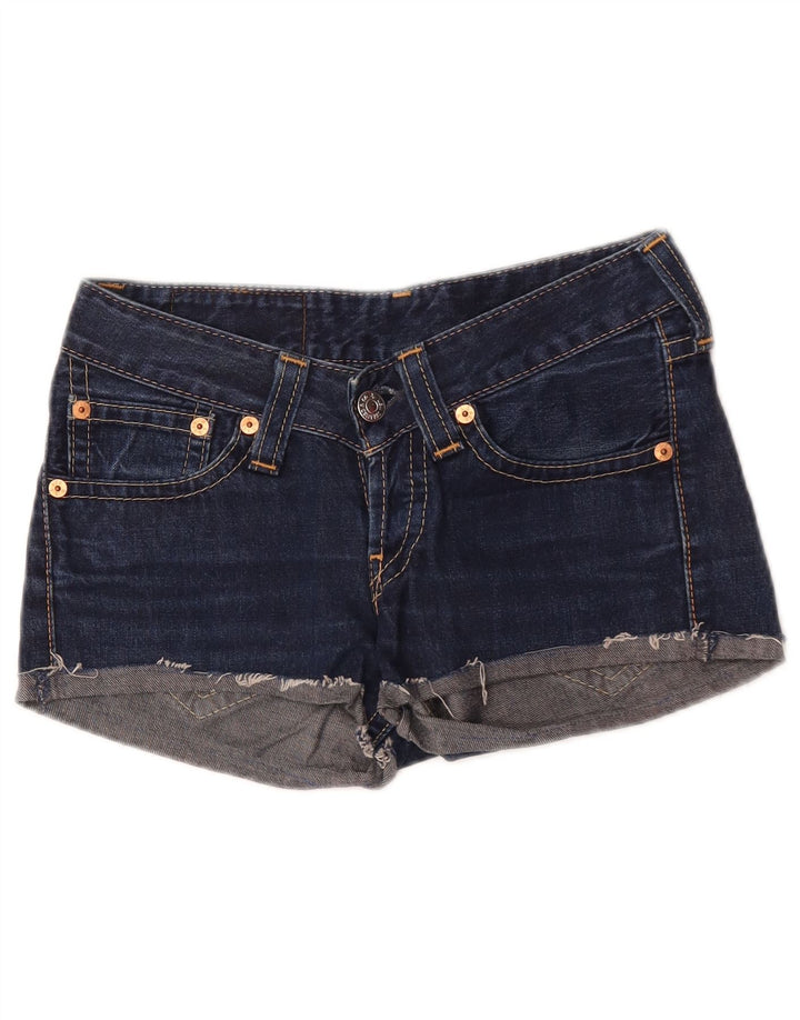 Shorts jeans feminino Levi's 927 W28 médio azul marinho