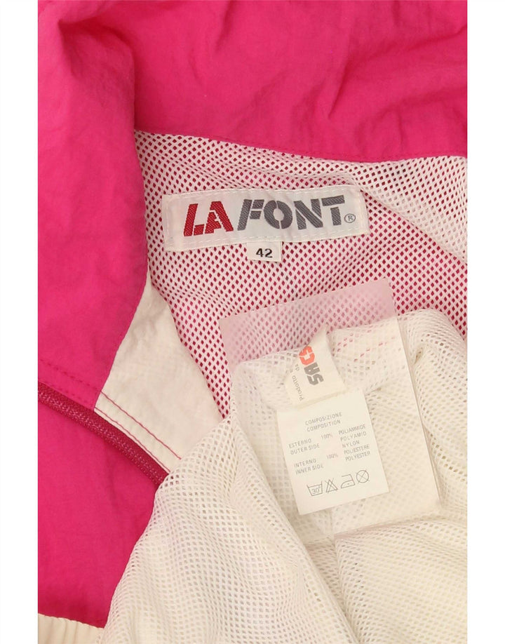 Jaqueta feminina La Font de agasalho oversized IT 42 médio branco floral